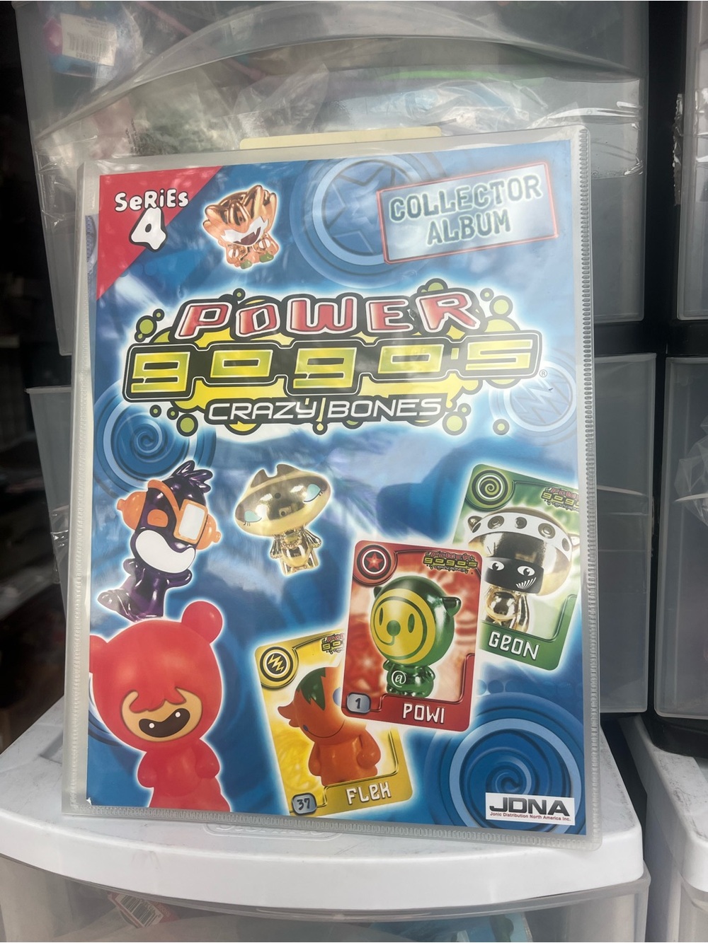 Gogo’s Crazy Bones Series 4 Sticker Album  New